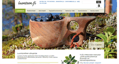 Desktop Screenshot of luontoon.fi